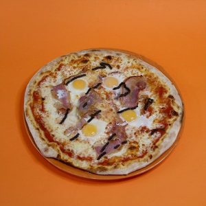 Panceta y huevo de codorniz