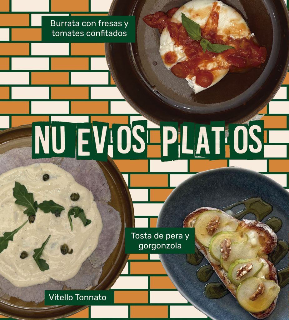 nuevos platos 10/18 pizza Las Rozas
